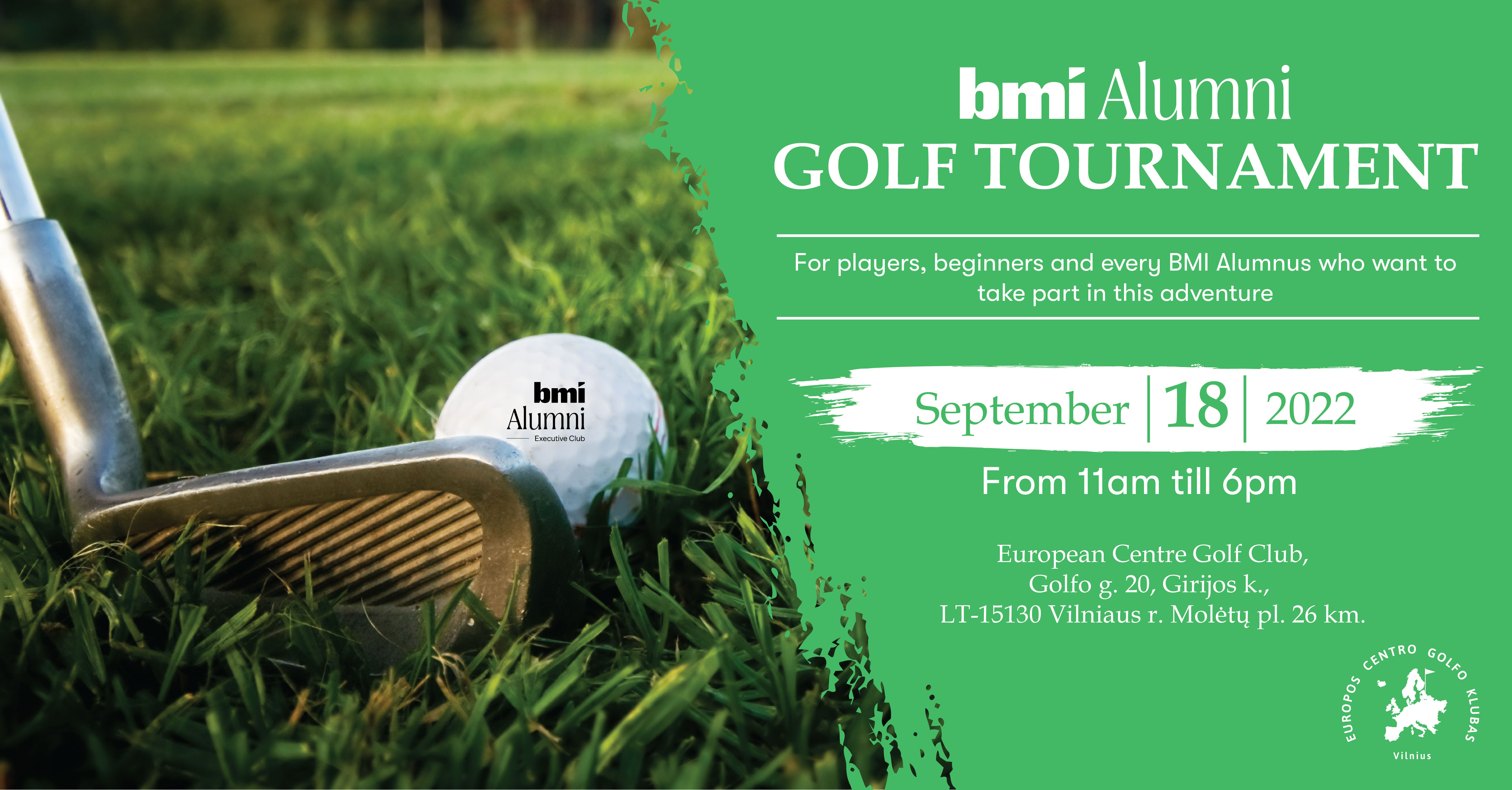 BMI Alumni Golf tournament
