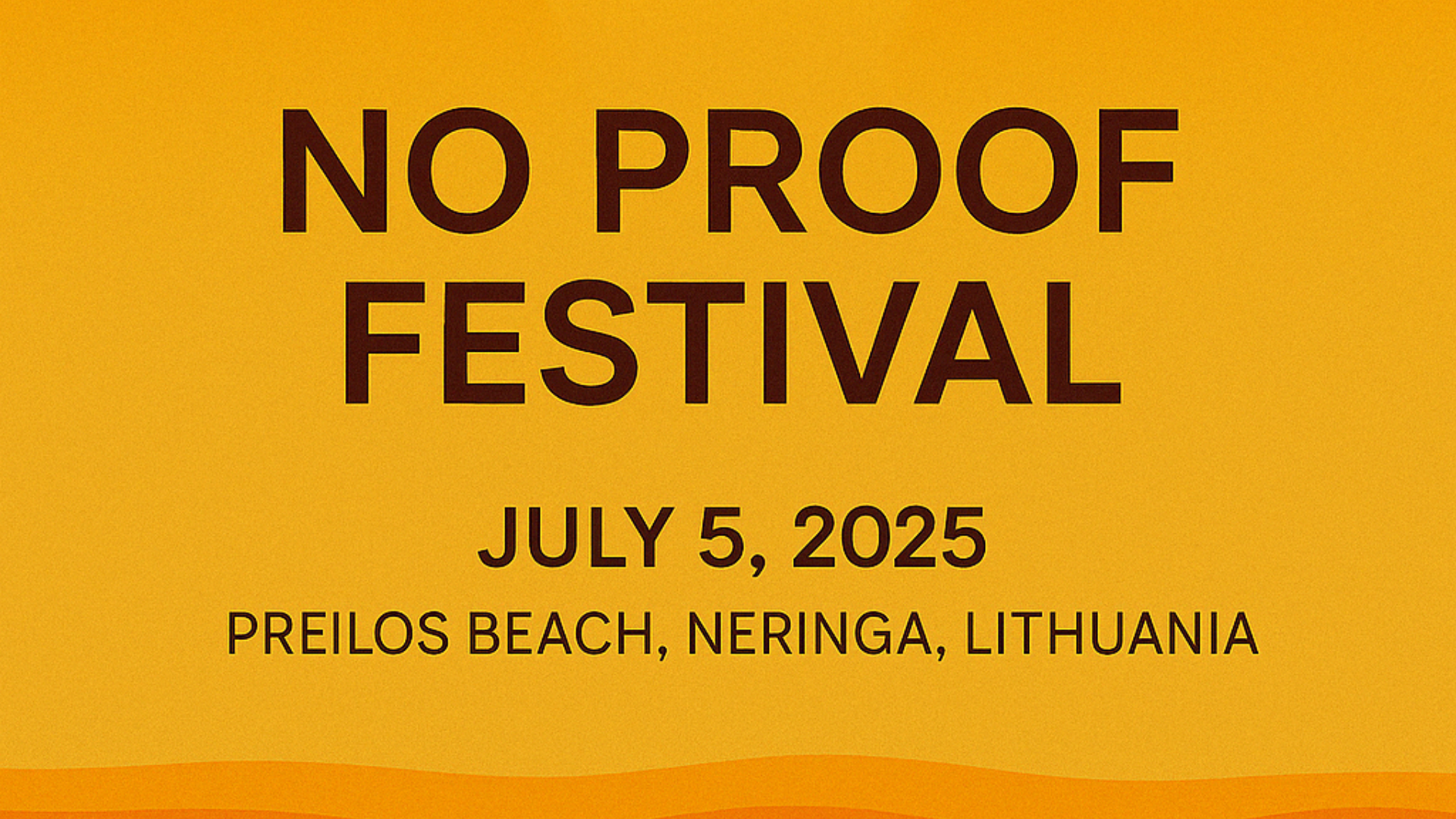 No Proof